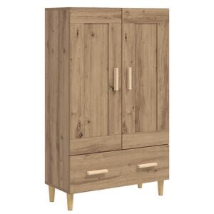 vidaXL Highboard Artisan-eg 70 x 31 x 115 cm Konstrueret tr&aelig;