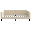 vidaXL daybed 80x200 cm stof cremefarvet