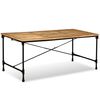vidaXL spisebord massivt mangotr&aelig; 180 cm