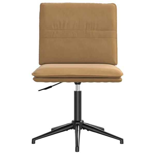 vidaXL spisebordsstol fl&oslash;jl brun