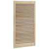vidaXL Skabsd&oslash;r 2 pcs Naturfarvet 110 x 2,1 x 59,5 cm Massiv fyrretr&aelig;