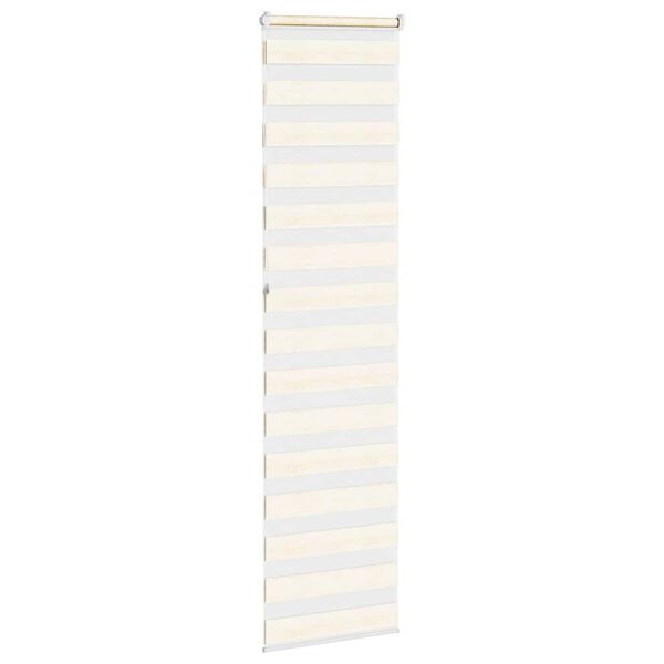 vidaXL zebragardin marmorbeige 65x230 cm stofbredde 60,9 cm polyester