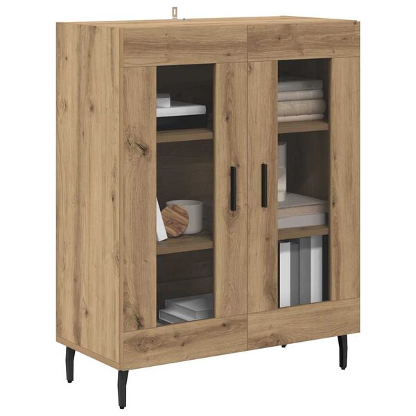 vidaXL Sideboard Artisan Egetr&aelig; 69,5 x 34 x 90 cm Konstrueret tr&aelig;