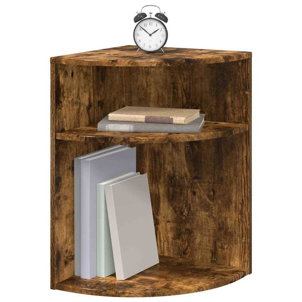 vidaXL Endebord R&oslash;get eg 39,7 x 39,7 x 60 cm Konstrueret tr&aelig;