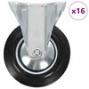 vidaXL faste hjul 16 stk. 160 mm
