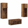 vidaXL TV V&aelig;ghylder 4 pcs Artisan Egetr&aelig; Konstrueret tr&aelig;