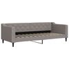 vidaXL daybed med madras 80x200 cm stof gr&aring;brun
