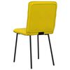 vidaXL spisebordsstole 2 stk. fløjl gul