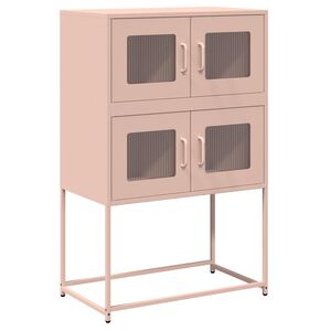 vidaXL h&oslash;jskab 68x39x107 cm st&aring;l lyser&oslash;d