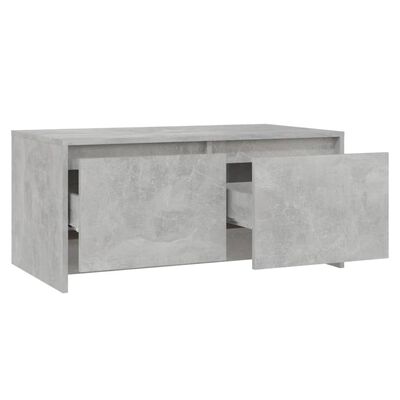 vidaXL sofabord 90x50x41,5 cm konstrueret træ betongrå
