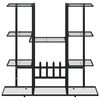 vidaXL blomsterstativ 94,5x25x89 cm jern sort