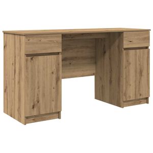 vidaXL Bord artisan eg Konstrueret tr&aelig; 140 x 49 x 76 cm