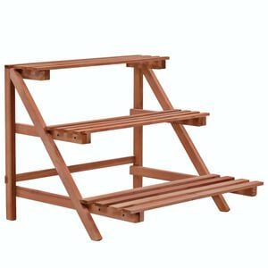 vidaXL plantestativ i 3 niveauer cedertr&aelig; 48 x 45 x 40 cm