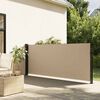 vidaXL sammenrullelig sidemarkise 100x500 cm beige