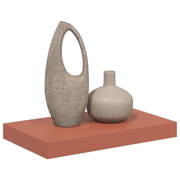 vidaXL V&aelig;ghylde V&aelig;gmonteret R&oslash;d 40 x 23,5 x 4 cm Konstrueret tr&aelig;