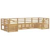 vidaXL Udend&oslash;rs sofagruppe 7 pcs Hvid 304 x 126,5 x 73 cm