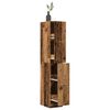 vidaXL apotekerskab 30x41x174,5 cm konstrueret tr&aelig; gammelt tr&aelig;-look