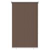vidaXL Udend&oslash;rs rullesk&aelig;rm 90% UV blok Gr&aring;brun 100 x 230 cm HDPE