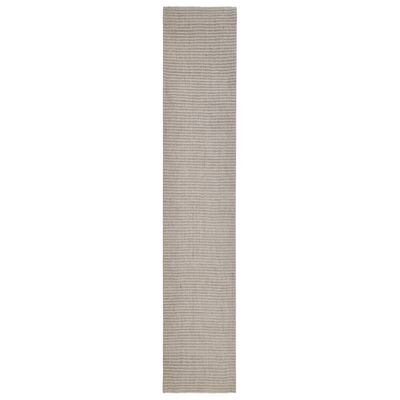 vidaXL gulvtæppe 66x350 cm naturlig sisal sandfarvet