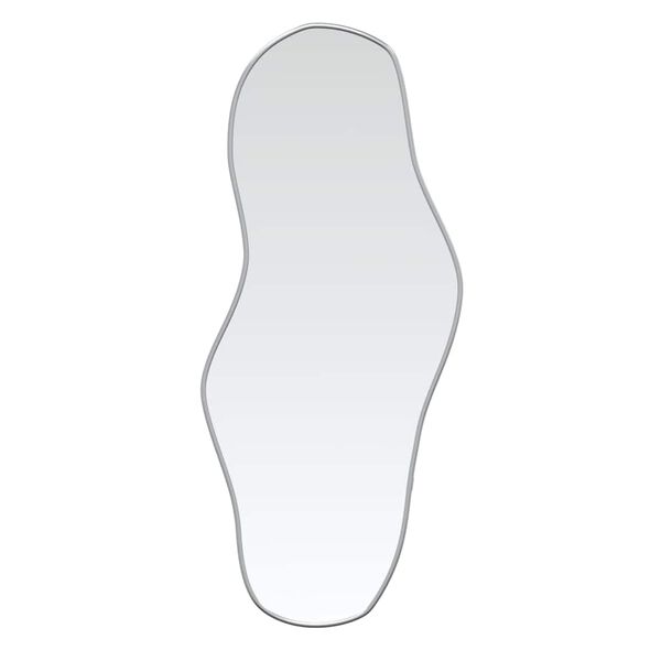 vidaXL v&aelig;gspejl 90x40 cm s&oslash;lvfarvet