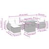 vidaXL sofas&aelig;t til haven 5 dele med hynder polyrattan og akacie beige