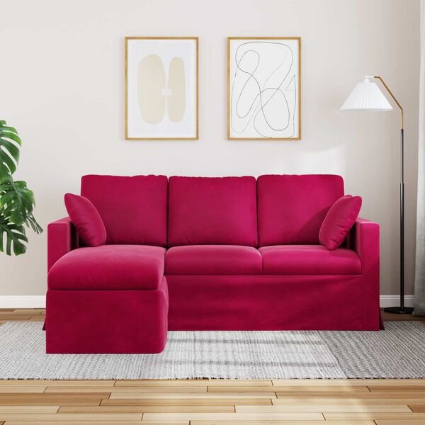 vidaXL Sofa Vinr&oslash;d 198 x 134 x 80 cm Fl&oslash;jl