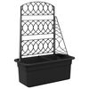 vidaXL Plante spalier Antracit 58 x 29 x 78 cm PP