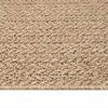 vidaXL gulvt&aelig;ppe ZIZUR beige 240x240cm jute-look indend&oslash;rs og udend&oslash;rs