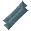 vidaXL Pudebetr&aelig;k 2 stk. HEERLEN Bl&aring; 40 x 145 cm Chenille Stof