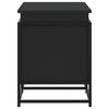 vidaXL opbevaringsboks med l&aring;g 100x40x51,5 cm konstrueret tr&aelig; sort