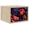 vidaXL V&aelig;gmonteret natbord KIEL Sonoma-eg 36 x 33 x 25 cm