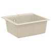 vidaXL Vask 80% Kvarts og 20% Resin 470 x 440 mm Beige
