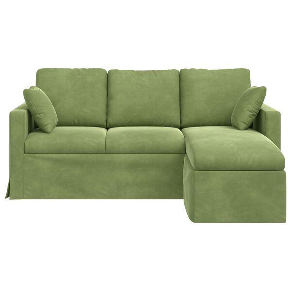 vidaXL Sofa Lys gr&oslash;n