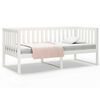 vidaXL daybed uden madras 90x190 cm massivt fyrretr&aelig; hvid