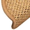 vidaXL selvkl&aelig;bende trappem&aring;tter 30 stk. 56x17x3 cm sisal-look sisal