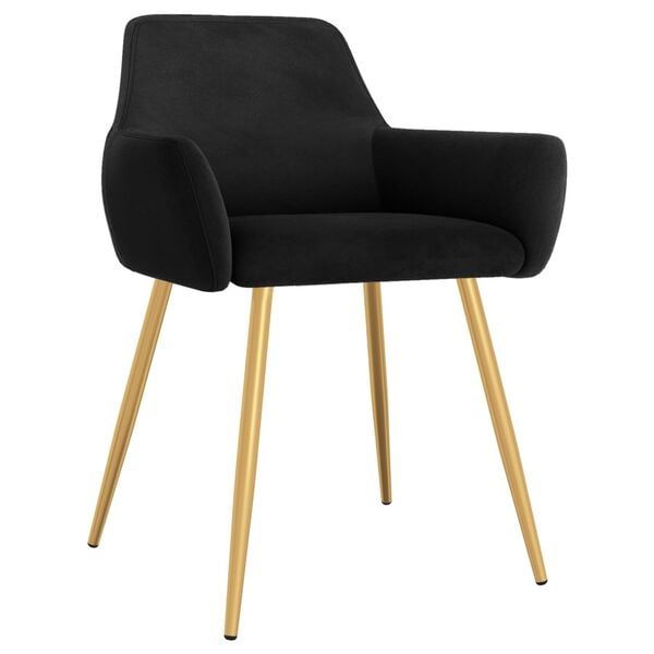 vidaXL spisebordsstole 6 stk. velour sort