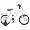 vidaXL B&oslash;rnecykel 16 tommer til 4-6 &aring;r gamle Hvid