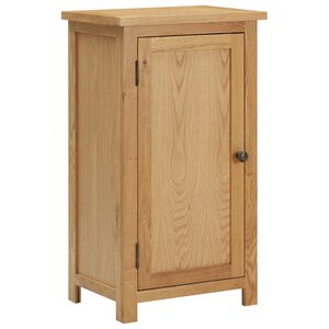 vidaXL skab 45x32x85 cm massivt egetr&aelig;