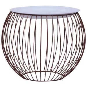 vidaXL sofabord &Oslash; 41 cm guldfarvet