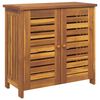 vidaXL Havekabinet Naturfarvet 75 x 35 x 70cm Massivt Akacietr&aelig;