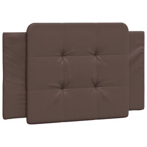vidaXL gavlpude Zadar 80 cm kunstl&aelig;der brun