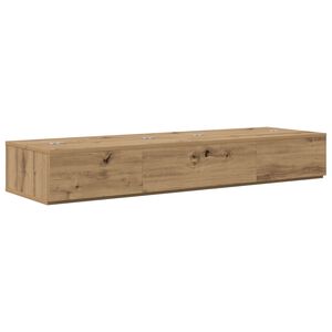 vidaXL Studiobord Artisan-eg 130 x 40 x 19,5 cm Konstrueret tr&aelig;