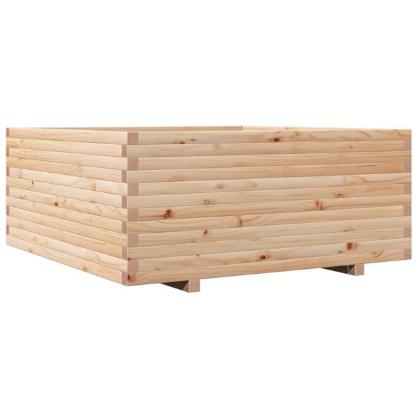 vidaXL plantekasse 110x110x49,5 cm massivt fyrretr&aelig;