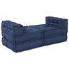 vidaXL Modulsofa 4 pcs Indigo Stof