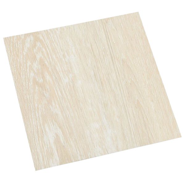 vidaXL Gulvplanker 55 pcs Beige 5,11 m&sup2; PVC