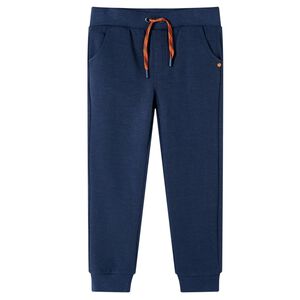 Joggingbukser til b&oslash;rn str. 92 bl&aring;meleret