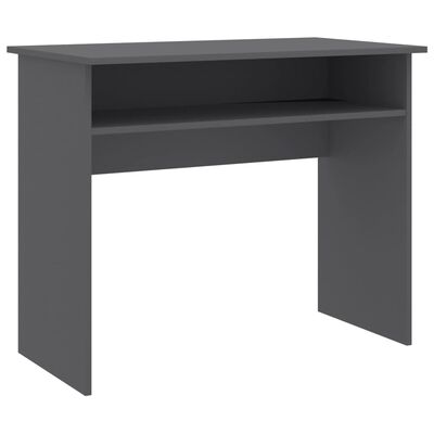 vidaXL skrivebord 90x50x74 cm konstrueret træ grå