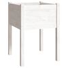 vidaXL plantekasse 50x50x70 cm massivt fyrretr&aelig; hvid