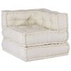 vidaXL modul&aelig;r sofaenhed stof 70x70x54 cremefarvet