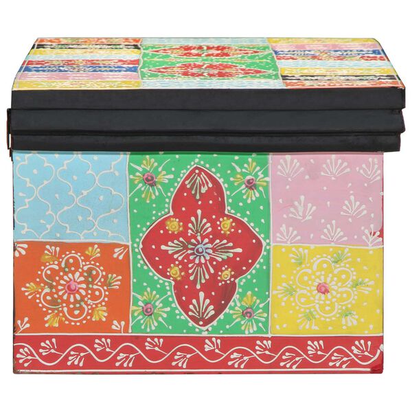 vidaXL TV-skab med hylde Flerfarvet 80 x 30 x 22 cm Konstrueret træ